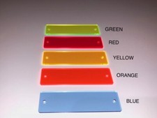 COLORED Plastics for STERN - RollerCoaster Tycoon Pinball Machine picture