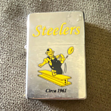 Zippo Sport Pittsburgh Steelers Circa 1961 Collectible Lighter Made in USA picture