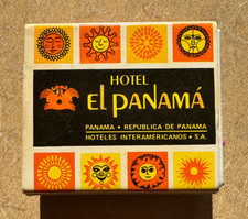 Hotel El Panama, Int'l Match Box, Vivid Yellow, Orange, Black, Unstruck, Perfect picture