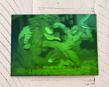 1993 Marvel Universe Series H-IV #41 Venom Battles Spider-Man Hologram Card G/B picture