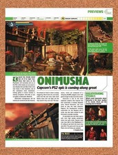 2000 Onimusha Warlords PS2 Original Advertisement / Retro Promo vr5 picture