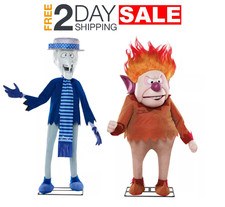4.8FT ANIMATED HEAT MISER 6FT SNOW MISER CHRISTMAS PROP A YEAR WITHOUT SANTA CLA picture