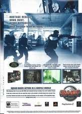 (2) print ads- SWAT: Global Strike Team (print ad 2003) for PS2 and XBOX Live picture