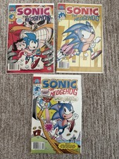 Rare NM Sonic the Hedgehog Comic Lot of 3 ~ #0, #1, #2 ~ Archie 1993 picture