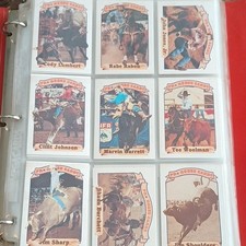 1991 Rodeo America Pro Rodeo Cards 45-Card Lot Special Limited Edition picture