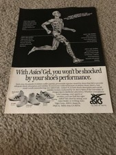 1988 ASICS PACIFIC GEL GT-II ECHELON VHP FANATIC Running Shoes Poster Print Ad picture