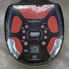 Vintage 1996 Panasonic Shockwave CD Player Promo Compressed T Shirt PakTites USA picture