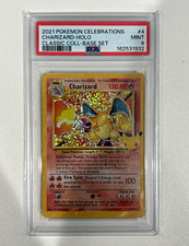 PSA 9 2021 Pokémon Celebrations Classic Collection Charizard Holo #4 picture
