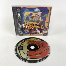 The Flintstones Bedrock Bowling (PlayStation 1 PS1, 2000) Complete CIB TESTED picture