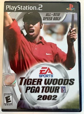 Playstation 2 PS2 Tiger Woods PGA TOUR 2002 Golf EA Sports Video Game Simulation picture