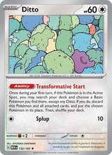 Ditto : MEW Reverse Holofoil - 132/165 Near Mint picture