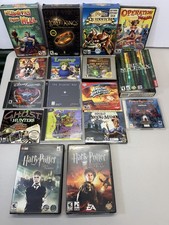 Pc Game Lot Vintage The Matrix, Lord Of The Rings, Lemmings, Harry Potter picture