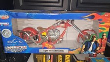 the big one 1:6 scale.  American Choppers Orange County motorcycle. Fire Bike picture