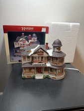 Lemax Harborview Inn Plymouth Corners Lighted House 1994 Vintage Corded w/box picture
