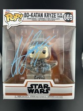 Bo-Katan On Throne Funko Pop Signed Katee Sackhoff Pop #669 Celebrity Authentics picture