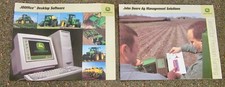 John Deere Office Software / Ag Management Solutions Sales Brochures 2001 & 2007 picture