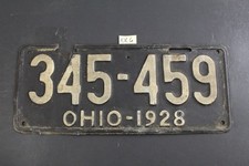 1928 - OHIO LICENSE PLATE - 345 459 (KK 6 picture