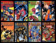 Death Race 2020 Comic Set 1 2 3 4 5 6 7 8 Roger Corman Car Warriors Carmageddon picture