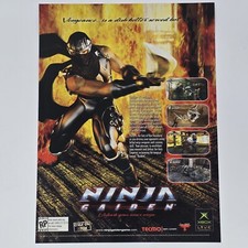 Ninja Gaiden Microsoft Xbox Live Vengeance Print Ad/Poster Official Promo Art picture
