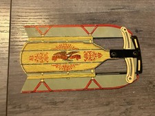 Vintage  Flexible Flyer Paper Model Sled Miniature picture