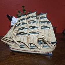Vintage Tall Masted Sailing Ship Wall Decor picture