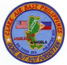 USAF BASE PATCH, CLARK AFB, PHILIPPINES, GONE BUT NOT FORGOTTEN Y picture