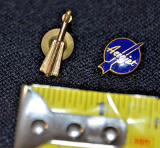 qty 2 Aerojet Rocketdyne Company Employee Service Award screw back Lapel Pins picture