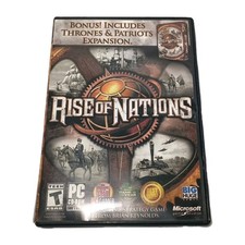 Rise of Nations + Thrones & Patriots Expansion 2 CD Rom PC GAME - 2013 picture
