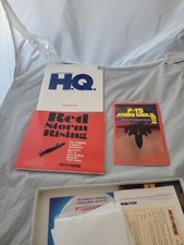 Lot of 3 IBM games Command HQ, F-15 strike eagle II & Red Storm Rising picture