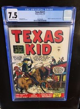 Texas Kid #1 CGC 7.5. Origin and 1st App of the Texas Kid. Scarce. 1951. picture