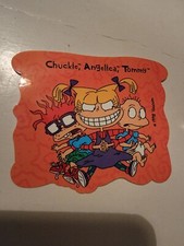 Nickelodeon's RUGRATS CHUCKIE ANGELICA & TOMMY Vintage Sticker 1998 picture