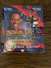 1993 SKYBOX STAR TREK DEEP SPACE NINE FACTORY SEALED BOX 36 PACKS TRADING CARDS picture