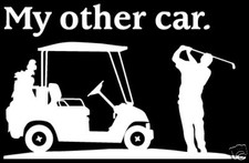 Vinyl cut decal sticker golf 