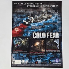 Cold Fear PlayStation 2 PS2 Xbox PC Dead Weight Print Ad/Poster Art picture