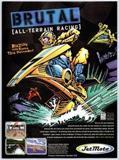 Jet Moto - PS1 PlayStation PC - Vintage Original Print Ad/Poster Promo Art 1997 picture