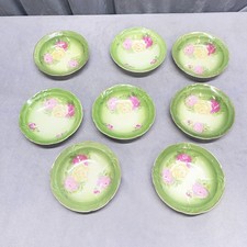 Antique Porcelain Floral Rose 5 1/4