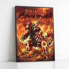 Poster Pokemon - Primal Groudon Ultra-HD Art Print picture