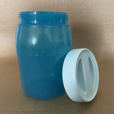 Tupperware Universal Jar 6 Cup 1.5 Qt. 1.5 L Jug Travel Food Storage Blue Aqua picture