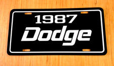 1987 Dodge license plate car tag Charger  Ramcharger D-150 Shadow Conquest picture