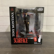 McFarlane Toys Movie Maniacs Scarface TONY MONTANA Figure w/ Collector Card picture