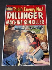 Famous Gangsters #2 (1951, Avon) Wally Wood Art; Dillinger Story picture