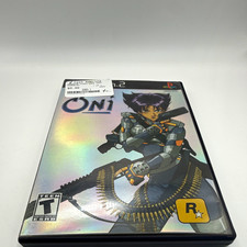Oni (Sony PlayStation 2, 2001) Disc w/ Case & Manual - Rockstar T NTSC-U/C picture