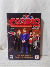 Casino Inc. PC CD-ROM Retro Small Box, Konami Computer Game, Rare, EXC  picture