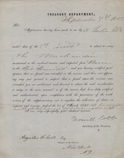 HOWELL COBB - DOCUMENT SIGNED 09/07/1857 CO-SIGNED BY: AUGUSTUS SCHELL picture