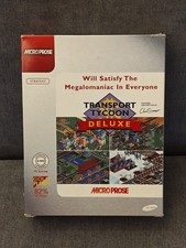 Transport Tycoon Deluxe PC CD-ROM Big Box MicroProse 1995 picture