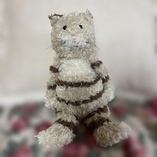 Extremely rare Jellycat plush toy, striped cat. picture