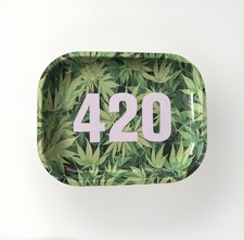 Metal Rolling Tray Ash Tray 6x9 Non Stick Durable Easy Clean Smooth Surface picture