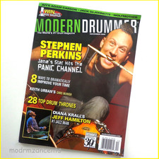 MODERN DRUMMER - Dec 2006 - STEPHEN PERKINS - JANES ADDICTION + Jeff Hamilton picture