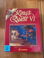 King's Quest VI 6 Red BIG BOX PC MS-DOS WIN Sierra 5.25