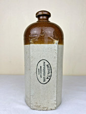 VTG Hot Water Bottle Foot Bed Warmer Pottery Ceramic Medalta Medicine Hat 11.5